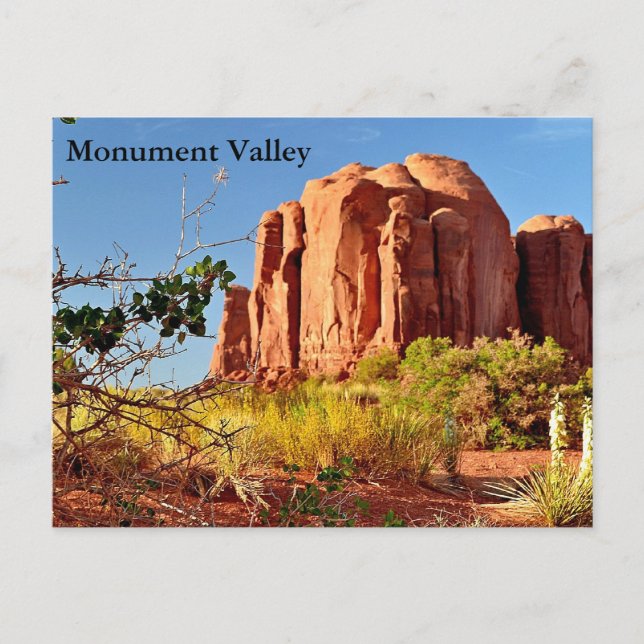 Postal Postcard - Valle del Monumento (Anverso)