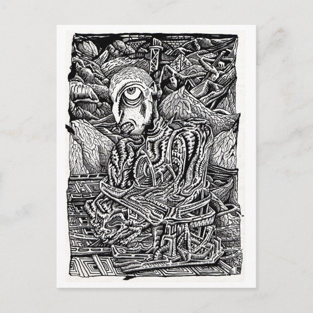 Postal Postcard varado (Anverso)