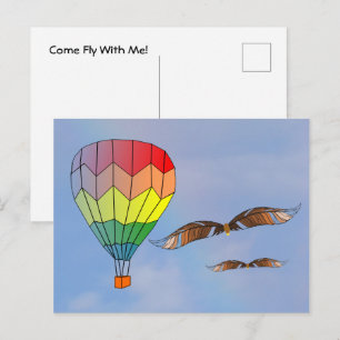 Postal Postcard - Ven a volar conmigo