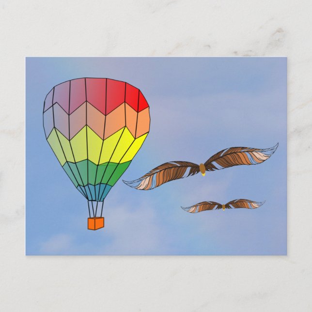 Postal Postcard - Ven a volar conmigo (Anverso)