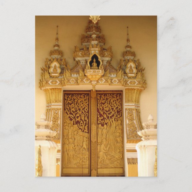 Postal Postcard Vientiane Laos (Anverso)