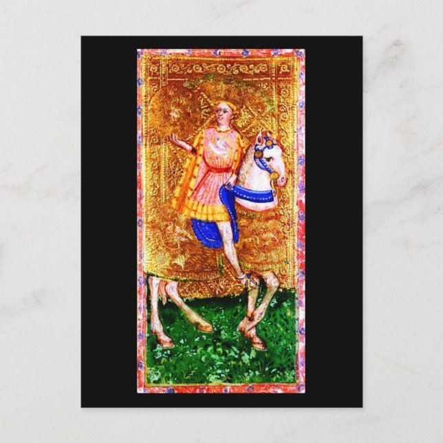 Postal Postcard-Vintage Divination-Tarot 10 (Anverso)