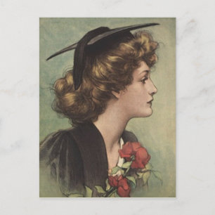 Postal Postcard Vintage Graduation: Diseño para Invitació
