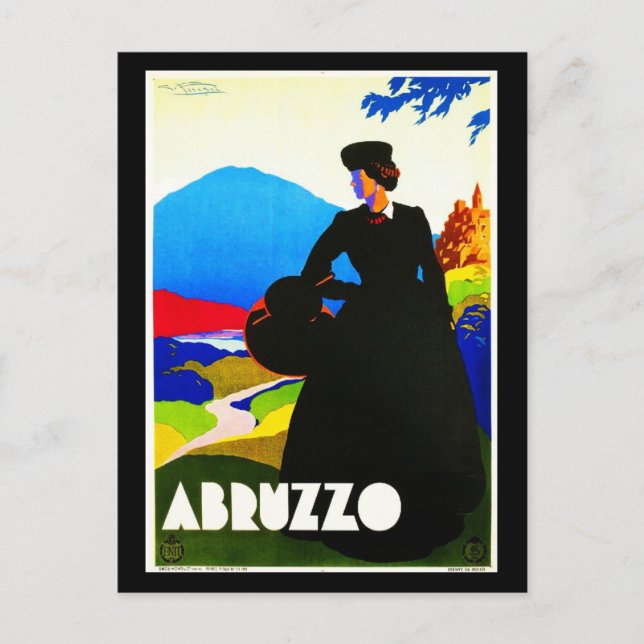 Postal Postcard-VIntage Travel-Abruzzo 2 (Anverso)