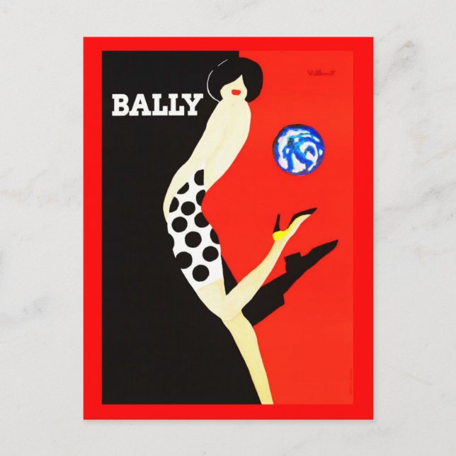 Postal Postcard-VIntage Travel-Bally (Anverso)