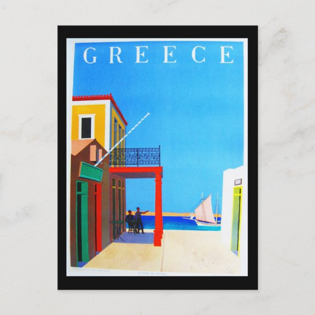 Postal Postcard-VIntage Travel-Grecia (Anverso)