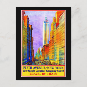 Postal Postcard-VIntage Travel-Nueva York 3