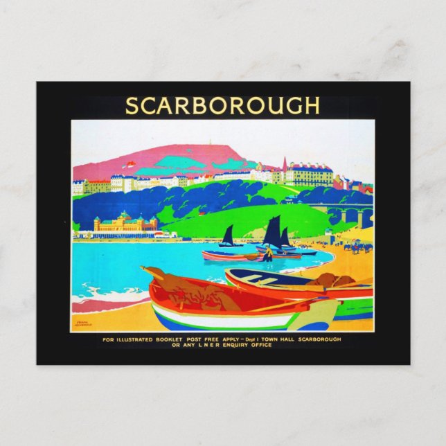 Postal Postcard-VIntage Travel-Scarborough (Anverso)