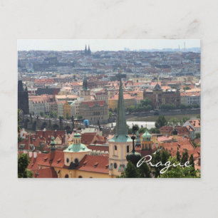 Postal Postcard vista Praga