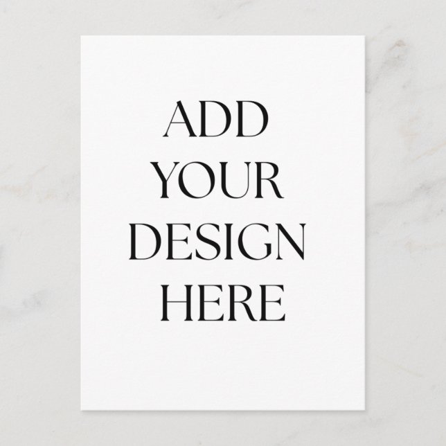 Postal Postcard w/ Backing (Anverso)