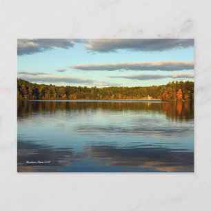 Postal PostCard:Walden Pond