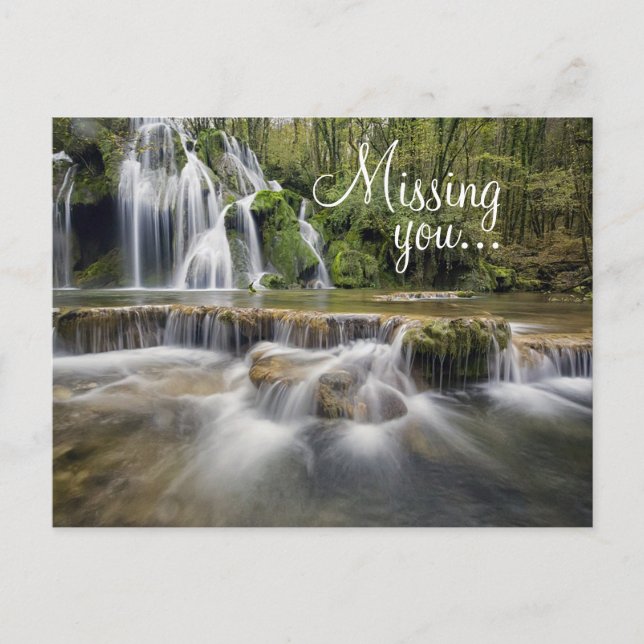 Postal Postcard/Waterfall (Anverso)