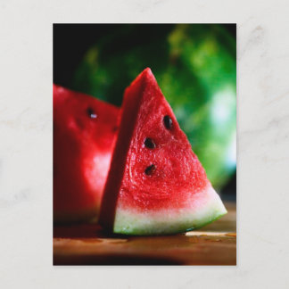 POSTAL POSTCARD WATERMELON SLICE