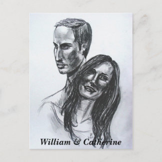 Postal Postcard William & Catherine Boda