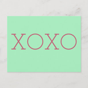 Postal Postcard XOXO