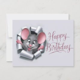 Postal Postcards Happy Birthday Souris 10