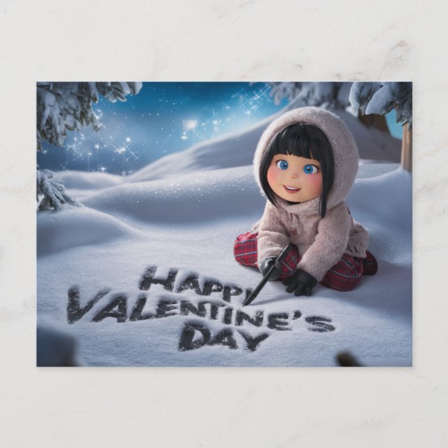 Postal Postcards happy valentine's day  (Anverso)