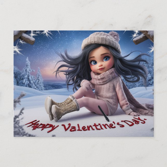 Postal Postcards happy valentine's day 03 (Anverso)