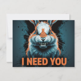 Postal Postcards I Need You