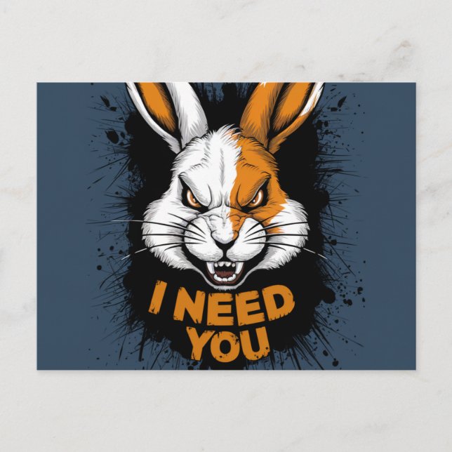 Postal Postcards I Need You 04 (Anverso)