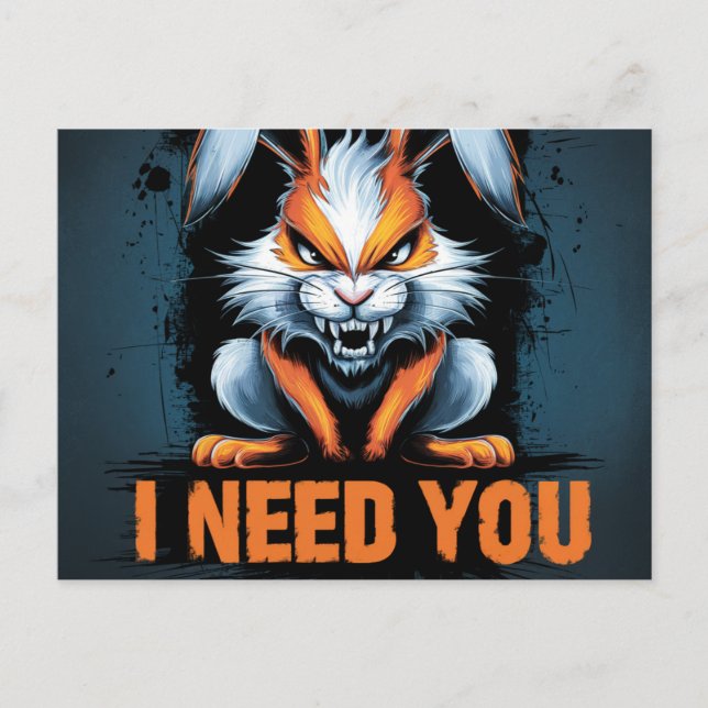 Postal Postcards I Need You 05 (Anverso)