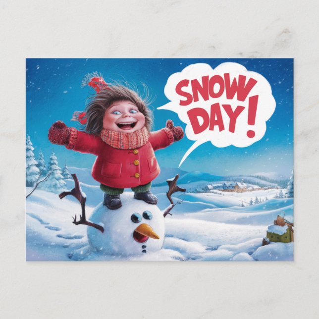 Postal Postcards Snow Day 03 (Anverso)