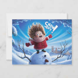 Postal Postcards Snow Day 04