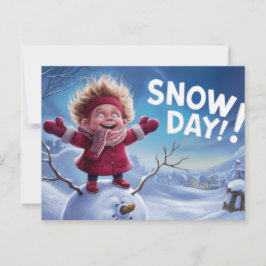 Postal Postcards Snow Day 05