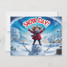 Postal Postcards Snow Day 06