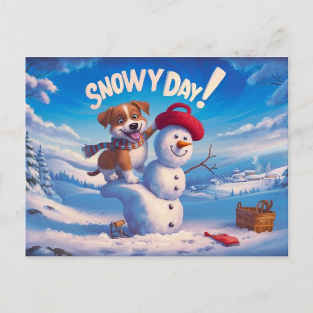 Postal Postcards Snow Day 09 (Anverso)