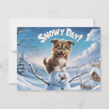Postcards Snow Day 10