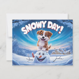 Postal Postcards Snow Day 11