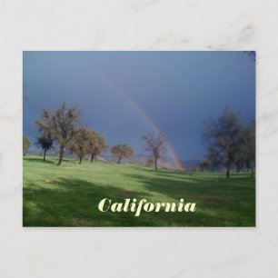 Postal Postcarta arcoiris de California