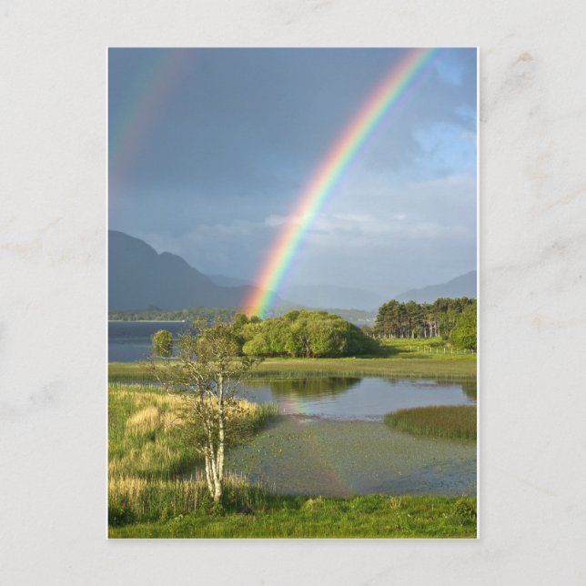 Postal Postcarta arcoiris irlandesa (Anverso)