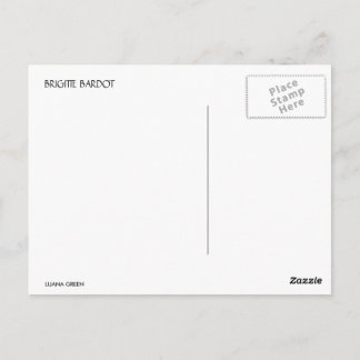 POSTAL POSTCARTA BRIGITTE BARDOT 2
