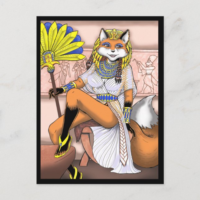 Postal Postcarta Cleopatra (Anverso)