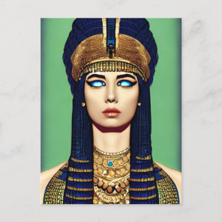 Postal Postcarta Cleopatra "Reina de reyes"