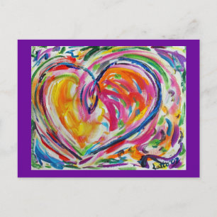Postal Postcarta Corazón de alegría