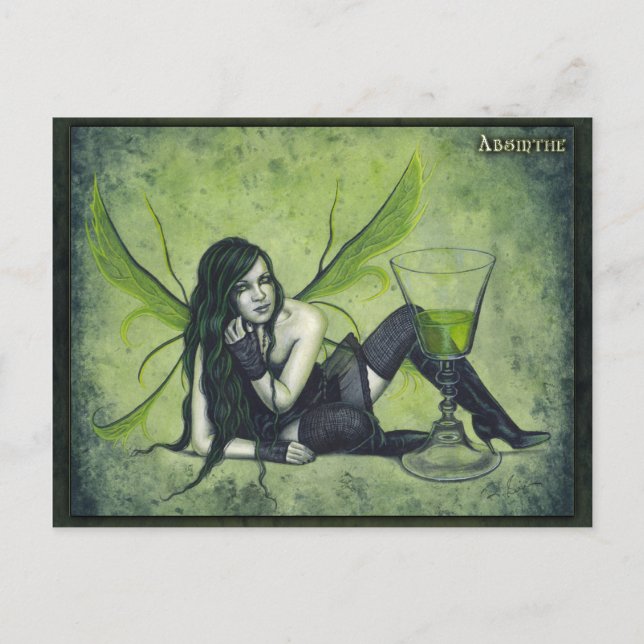 Postal Postcarta de Absinthe Fairy (Anverso)