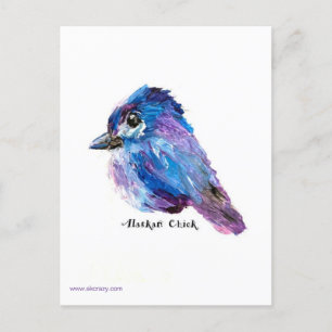 Postal Postcarta de Alaskan Chick