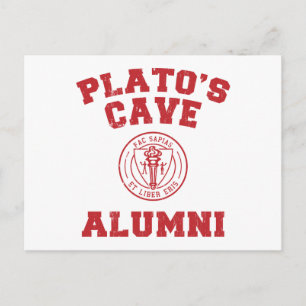 Postal Postcarta de Alumnos de la Cueva de Platón