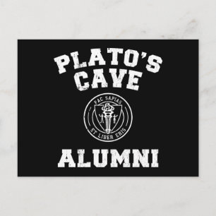 Postal Postcarta de Alumnos de la Cueva de Platón