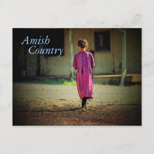 Postal Postcarta de Amish Country Chica