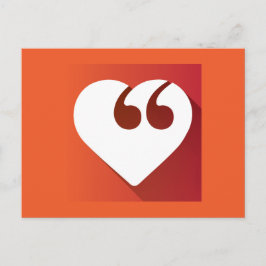 Postal Postcarta de amor a la libertad de expresión