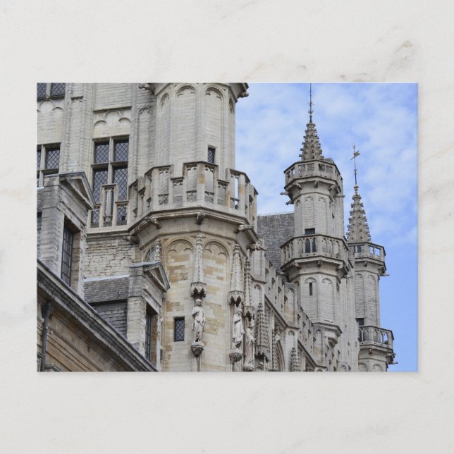 Postal Postcarta de arquitectura de Bruselas (Anverso)