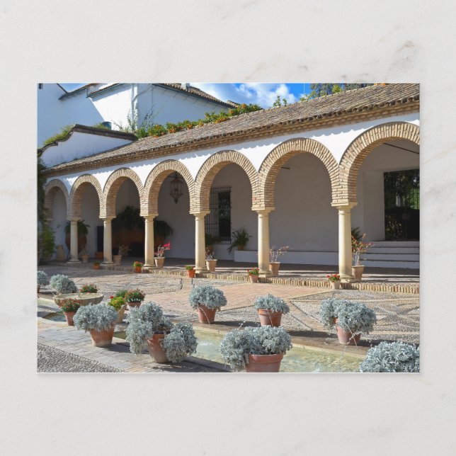 Postal Postcarta de arquitectura del jardín (Anverso)