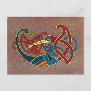 Postal Postcarta de arte celta