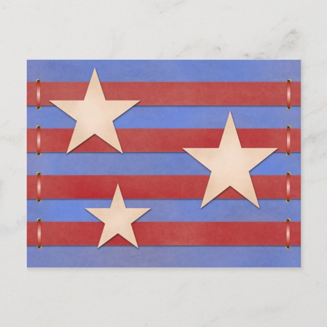 Postal Postcarta de arte de Americana (Anverso)