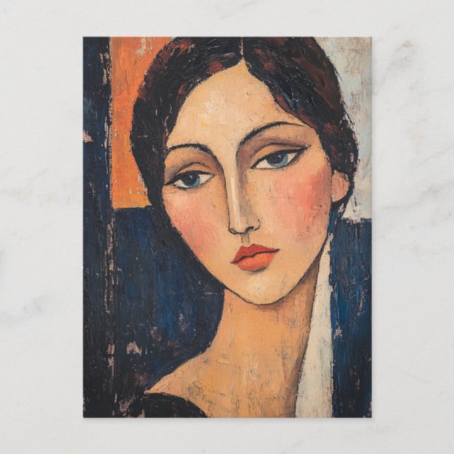 Postal Postcarta de arte de la época Modigliani (Anverso)
