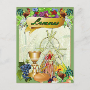Postal Postcarta de arte de la fantasía de Lammas Lughnas